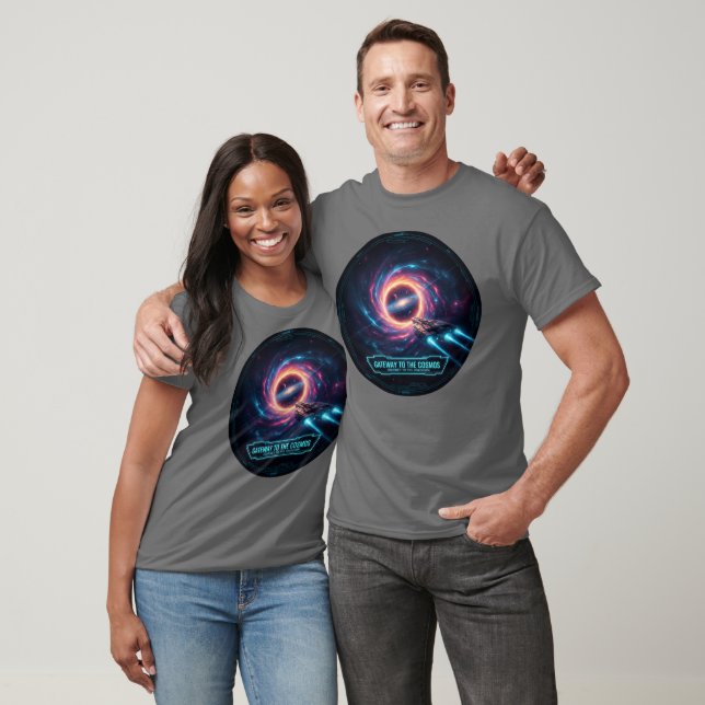Camiseta Gateway Cosmos Black Hole Sci-Fi T-Shirt (Unisexo)