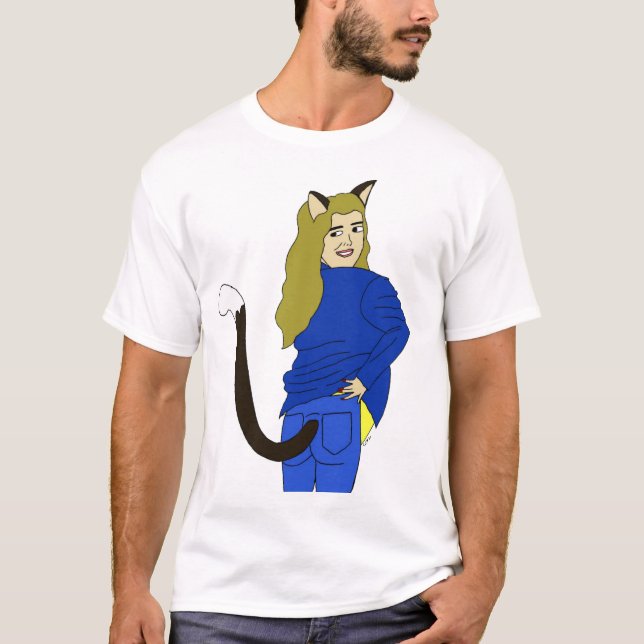 Camiseta gatita      (Anverso)