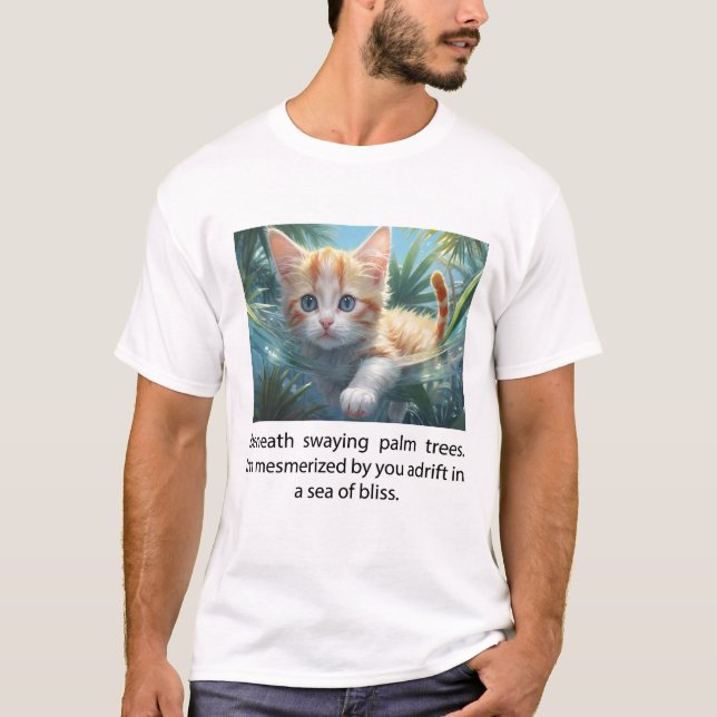 Camiseta gatita asombrosa (Anverso)