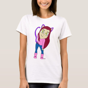 Camiseta gatita chibi    