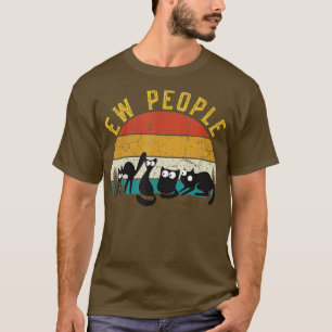 Camiseta gatitas negras divertidas mujeres nuevas personas