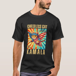 Camiseta Gatitas sin hijos para Kamala T Shirt