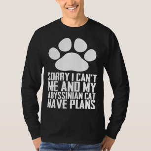 Camiseta gatito abisinio mamá abisinia papá abisinio