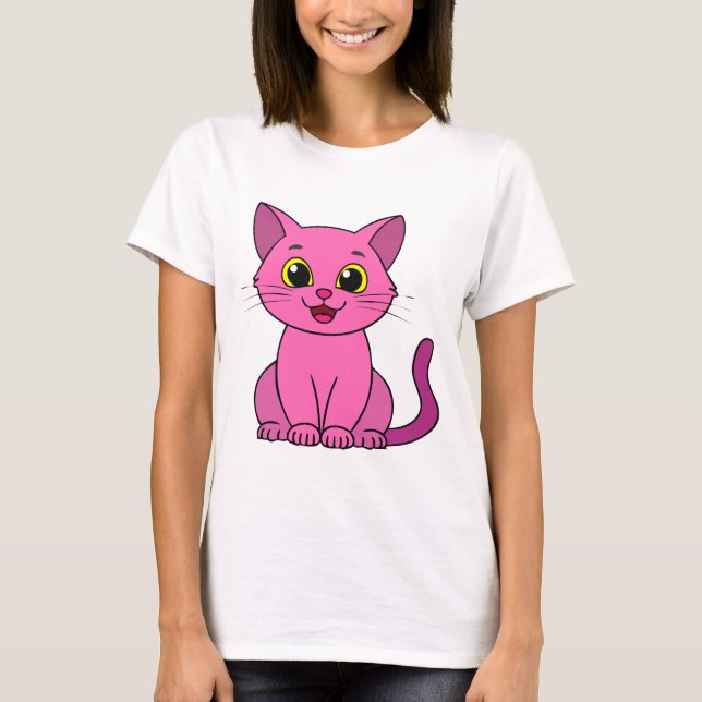 Camiseta Gatito agudo (Anverso)