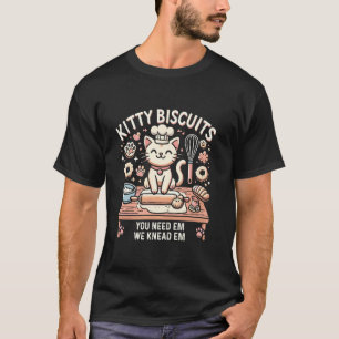 Camiseta Gatito Amasando Panadero Amante de Gatos Minino Ga