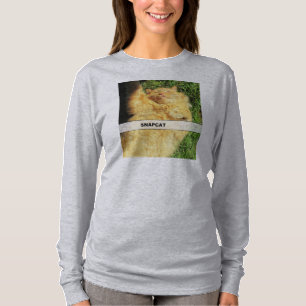 Camiseta Gatito anaranjado Selfy de Snapcat