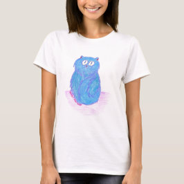 Camiseta Gatito Azul