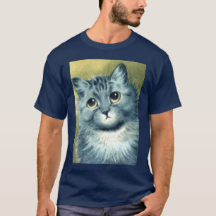 Camiseta gatito azul