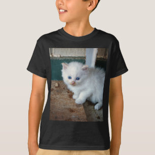 Camiseta Gatito blanco