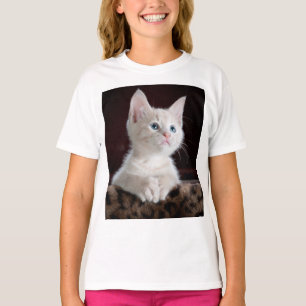 Camiseta Gatito blanco vulnerable