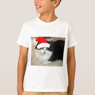 Camiseta Gatito blanco y negro