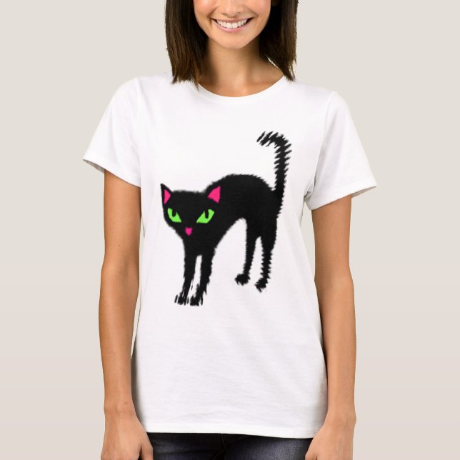 Camiseta Gatito bonito del gatito del gato fresco del gato (Anverso)