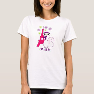 Camiseta Gatito bonito París