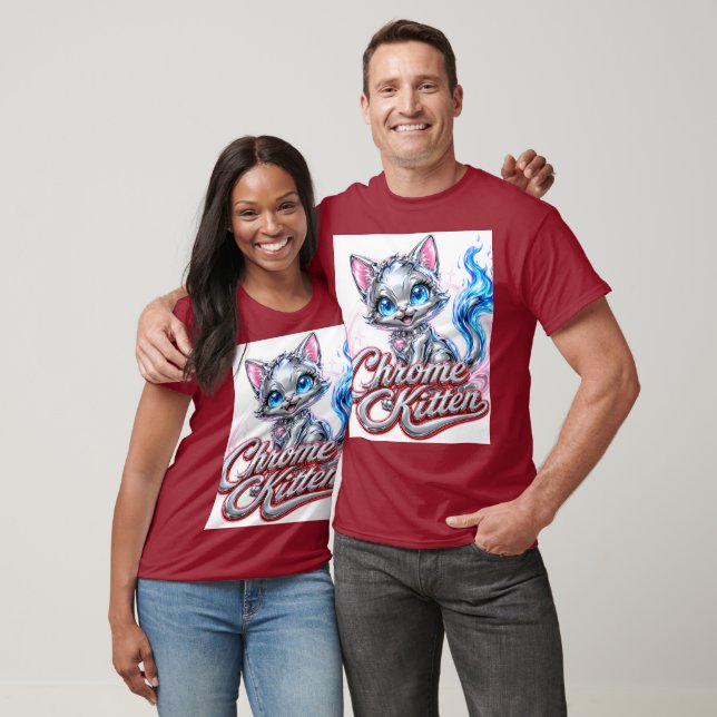 Camiseta Gatito Chrome (Unisexo)