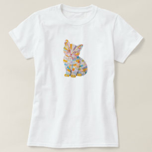 Camiseta Gatito Colorido y Adorable Buscando ser Adoptado
