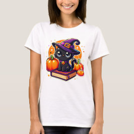 Camiseta Gatito de bruja