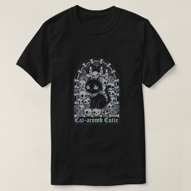 Camiseta Gatito de catacumba (Diseño del anverso)