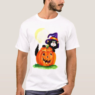 Camiseta Gatito de Halloween