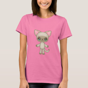 Camiseta Gatito de Kawaii