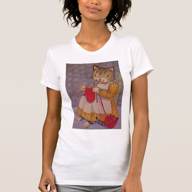 Camiseta Gatito de Knitty (Anverso)