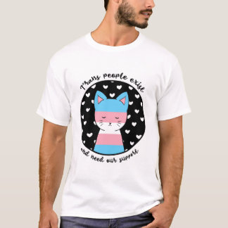 Camiseta Gatito de la ayuda del transexual