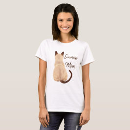 Camiseta Gatito de la mamá del gato siamés de Sasha que