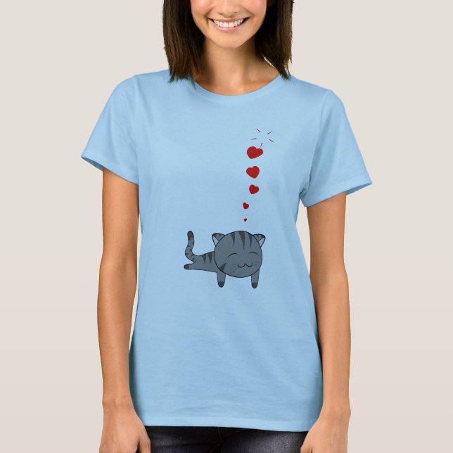 Camiseta Gatito de Lovedream (Anverso)