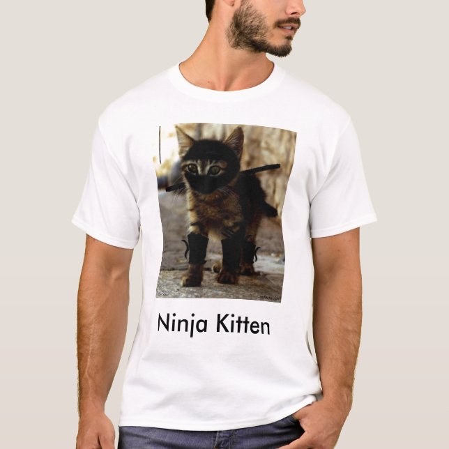 Camiseta Gatito de Ninja (Anverso)