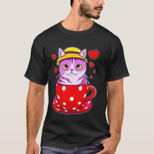 Camiseta Gatito de Taza de Té