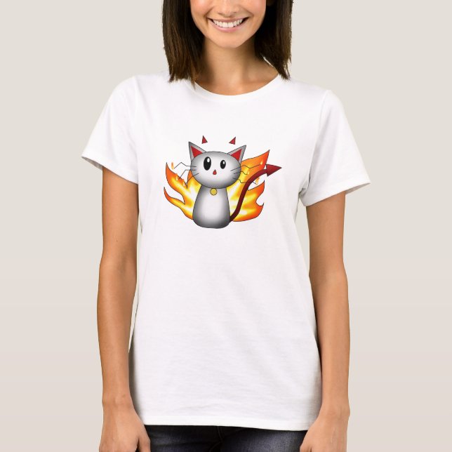 Camiseta Gatito del diablo (Anverso)