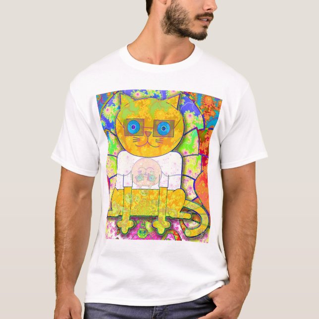 Camiseta ¡Gatito del espacio! (Anverso)