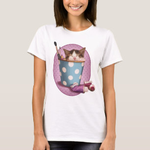Camiseta Gatito del pote del lápiz