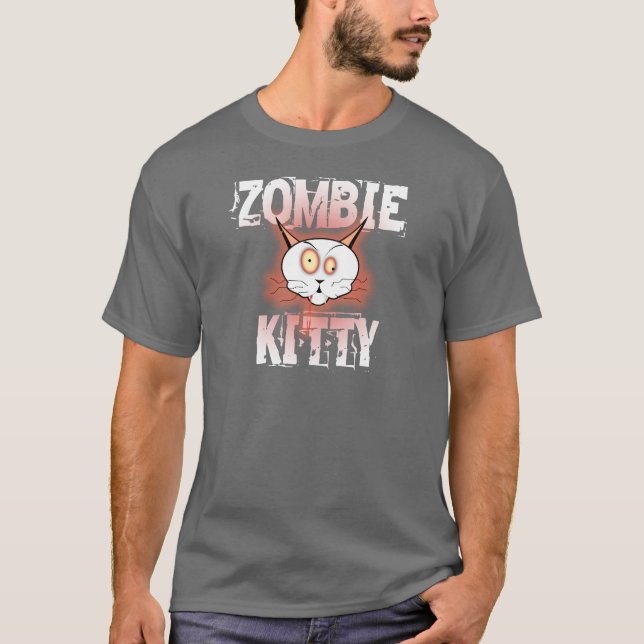 Camiseta Gatito del zombi (Anverso)