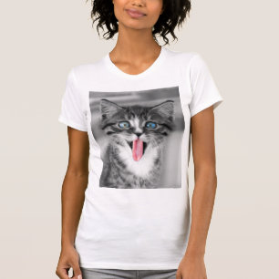 Camiseta Gatito divertido