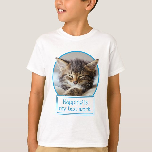 Camiseta Gatito dormido (Anverso)