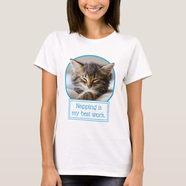 Camiseta Gatito dormido (Anverso)
