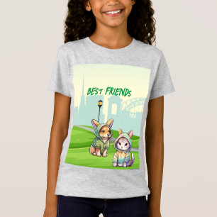 Camiseta Gatito dulce y mejor amigo
