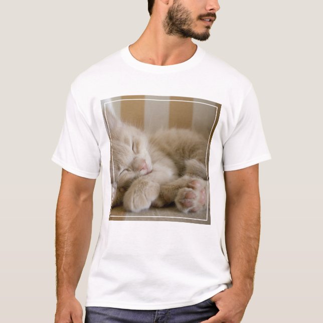 Camiseta Gatito el dormir (Anverso)