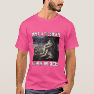 Camiseta Gatito En Las Sábanas Funny Lobo Alfa Lobo Meme