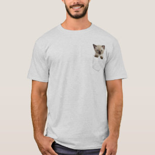 Camiseta Gatito en su bolsillo