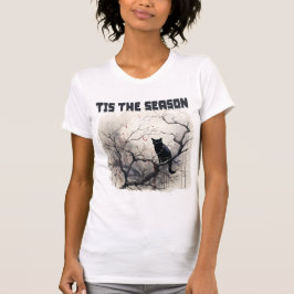 Camiseta gatito feliz de halloween