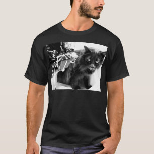 Camiseta Gatito gris del navidad I