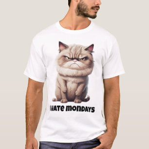 Camiseta gatito gruñón