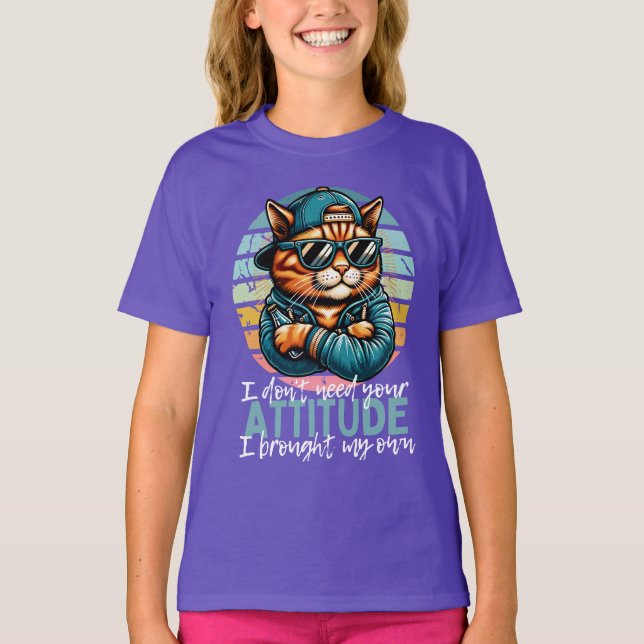 Camiseta Gatito juguetón (Anverso)