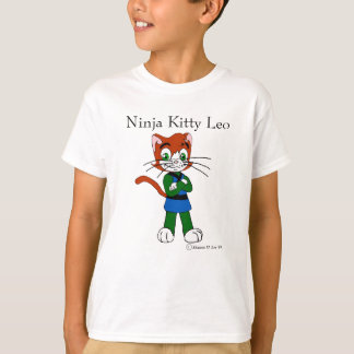 Camiseta Gatito Leo de Ninja