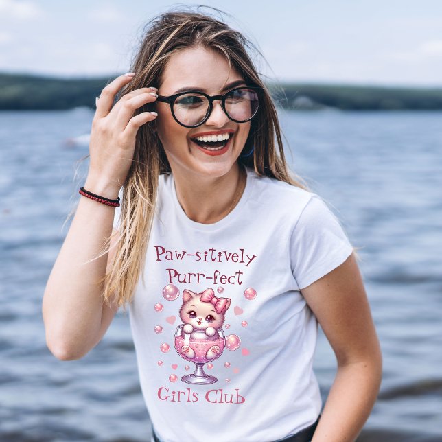 Camiseta Gatito lindo en la Copa de Burbujas (Subido por el creador)