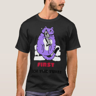 Camiseta Gatito Lindo Pastel Pescando En Un Barco