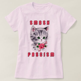 Camiseta Gatito lindo - Rompe el fascismo