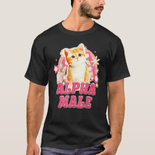 Camiseta Gatito Macho Alfa Divertido Para Hombres Mujeres