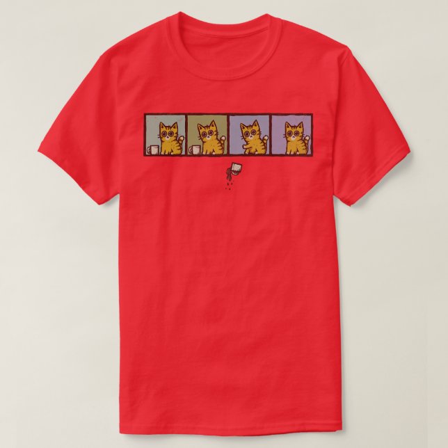 Camiseta Gatito malo (Diseño del anverso)